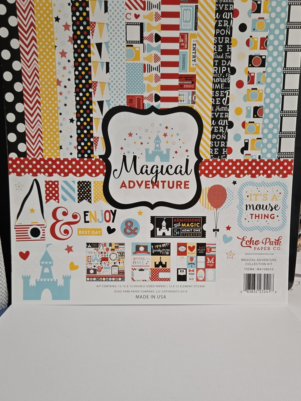 Echo Park Paper Company Magical Adventure 13 pc Collection Kit - Retired + BONUS